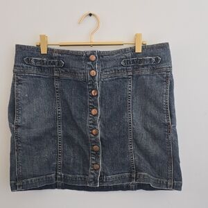 Vintage GAP Dark Blue Denim Mini Skirt